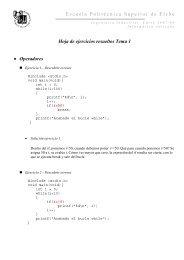 Escuela Politécnica Superior de Elche Hoja de ejercicios resueltos ...