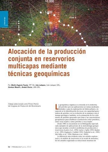 Alocación de la producción conjunta en reservorios ... - Petrotecnia