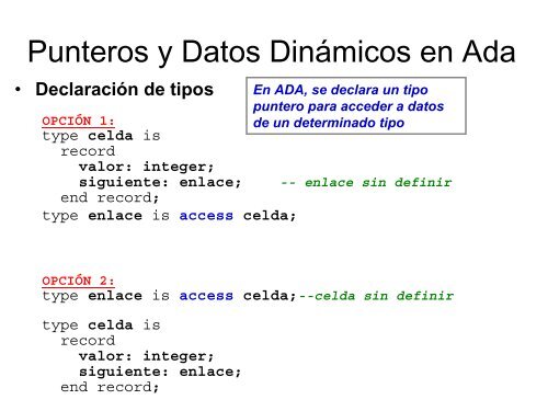 Datos Punteros e Implementación Dinámica de Pilas