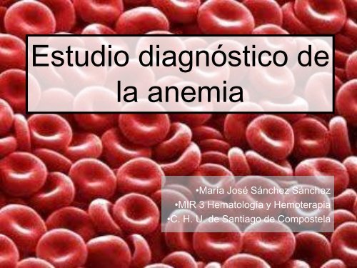 Estudio diagnóstico de la anemia - Aghh.es