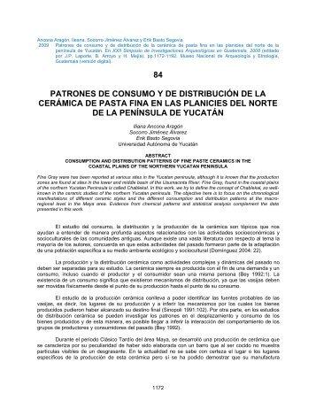 PATRONES DE CONSUMO Y DE DISTRIBUCIÓN ... - Asociacion Tikal