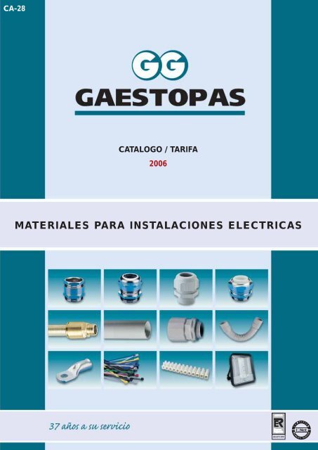 MATERIALES PARA INSTALACIONES ELECTRICAS - Gaestopas