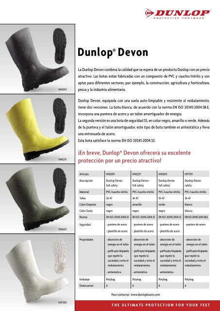 Dunlop Devon - Nova Protec