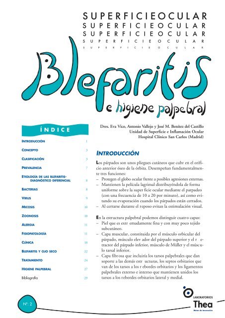 superficie ocular BLEFARITIS - Laboratorios Thea