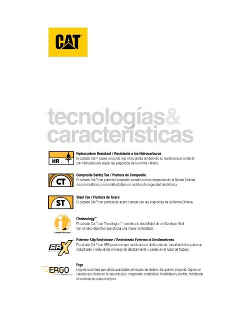 Catalogo Zapatos - CAT Full Safety