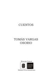 cuentos tomás vargas osorio - Dirección Cultural UIS - Universidad ...