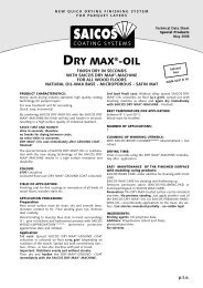 DRY MAX OIL (dries within seconds) - Saicos