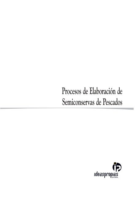 procesos de elaboración de semiconservas de pescados