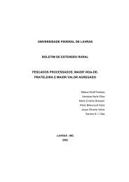 Pescados processados - Ufla