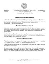 Mercurio en pescados y mariscos - Department of Agriculture ...