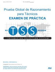 Prueba Global de Razonamiento para Técnicos EXAMEN DE ...