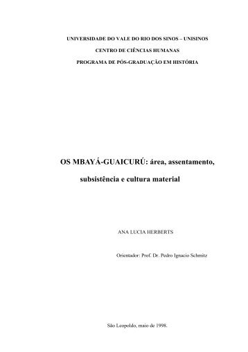 Capa, Sumário e Introdução (215 KB) - Instituto Anchietano de ...