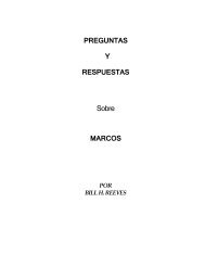 Preguntas Y Respuestas Sobre Marcos - Bill H. Reeves enseña