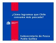 ¿Cómo logramos que Chile consuma más pescado? Subsecretario ...