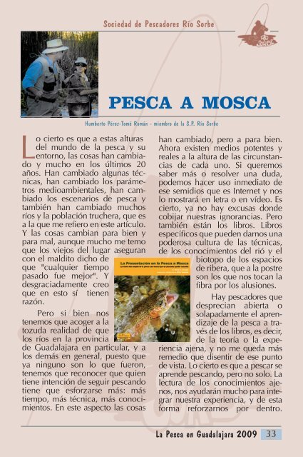 pesca y - Portada Río Sorbe