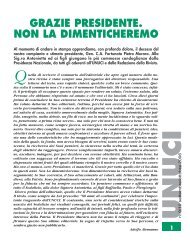 GRAZIE PRESIDENTE. NON LA DIMENTICHEREMO - Unuci