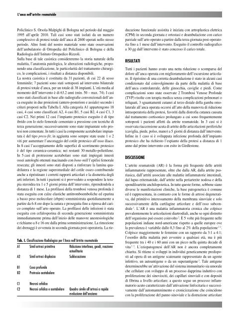 30845 Suppl Giot.pdf - Giornale Italiano di Ortopedia e Traumatologia