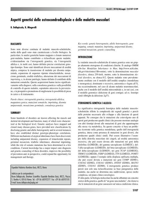 30845 Suppl Giot.pdf - Giornale Italiano di Ortopedia e Traumatologia