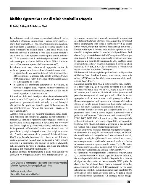 30845 Suppl Giot.pdf - Giornale Italiano di Ortopedia e Traumatologia