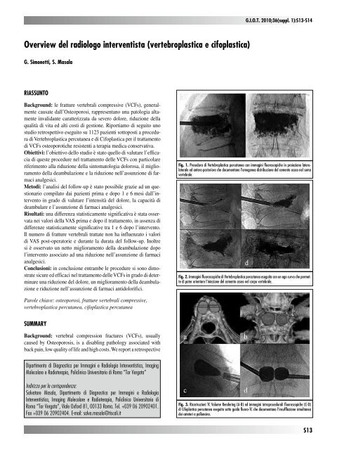 30845 Suppl Giot.pdf - Giornale Italiano di Ortopedia e Traumatologia