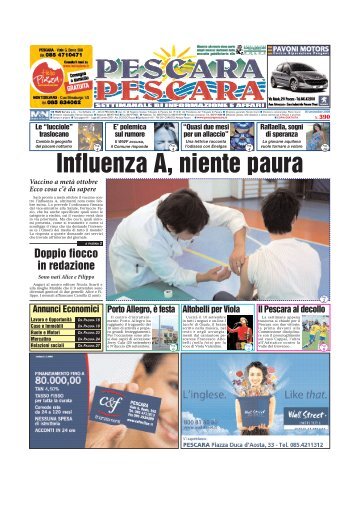 Influenza A, niente paura - PescaraPescara.it