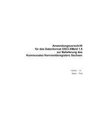 Anwendungsvorschrift für das Datenformat OSCI-XMeld 1.8 ... - SAKD