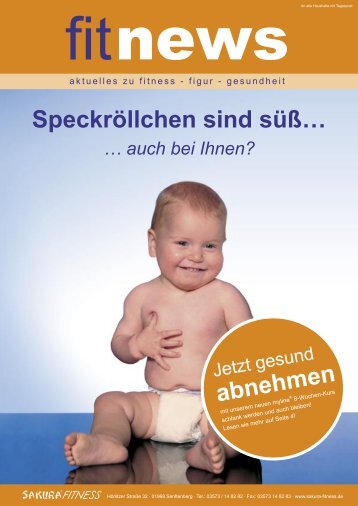 abnehmen Speckröllchen sind süß… - Sakura Fitness