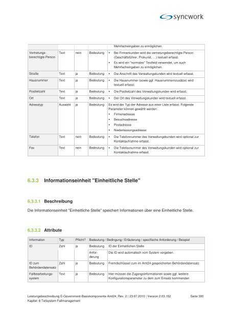 Leistungsbeschreibung E-Government- Basiskomponente ... - SAKD