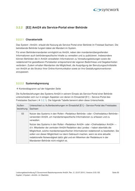 Leistungsbeschreibung E-Government- Basiskomponente ... - SAKD