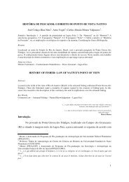 1 HISTÓRIA DE PESCADOR: O DIREITO DO PONTO DE ... - ABA