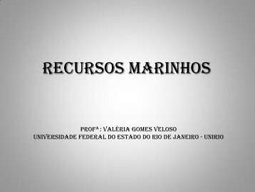 Aula 5 - Recursos Marinhos - Light