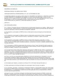 Instrução Normativa Interministerial CM/MMA/SEAP/PR 2/2006