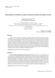 Diversidade de artefatos da pesca artesanal marinha do ... - Biotemas