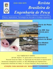 À ESQUERDA Revista Brasileira de Engenharia de Pesca