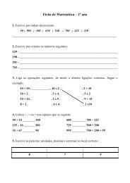 Ficha de Matemática – 2º ano