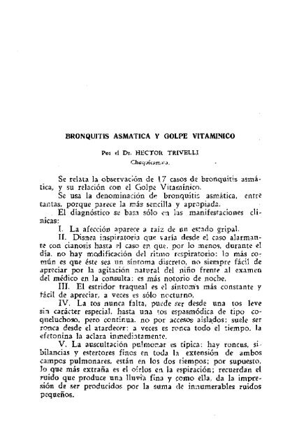 bronquitis asmatica y golpe vitaminico - SciELO