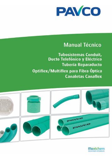 Manual Técnico Tuberías para Redes Telefónicas y Eléctricas - Pavco