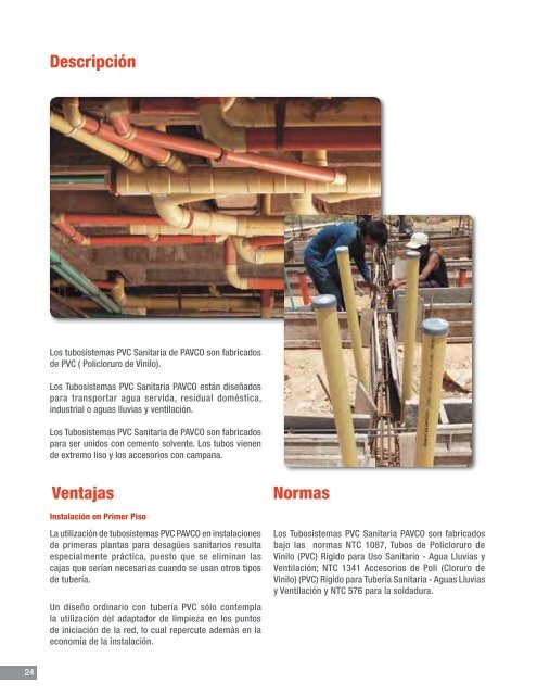 Manual Técnico Productos Pavco para la Construcción