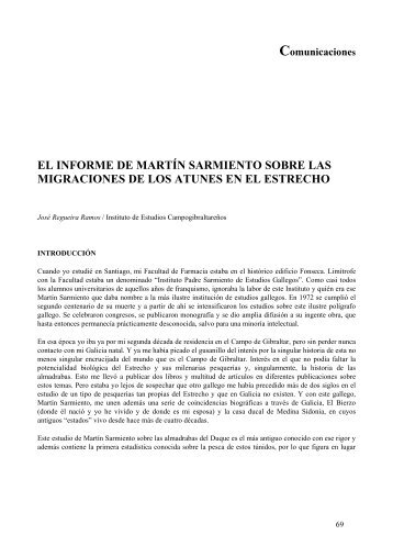 "El informe de Martín Sarmiento sobre las migraciones de los atunes ...