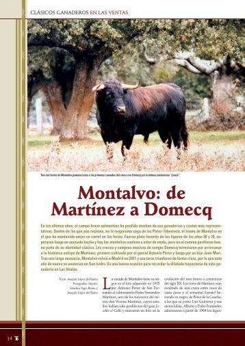 Clásicos ganaderos en Las Ventas: Montalvo