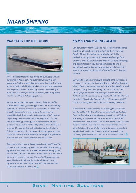 HEADWAY - Van der Velden Marine Systems