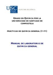 MANUAL DE LABORATORIO DE QUÍMICA GENERAL - USC