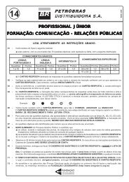 Formação: Comunicação / Relações Públicas - Petrobras ...