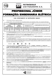 Profissional Júnior - Formação: Engenharia Elétrica