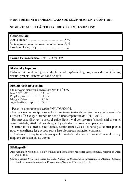 Cremas con acido lactico y urea