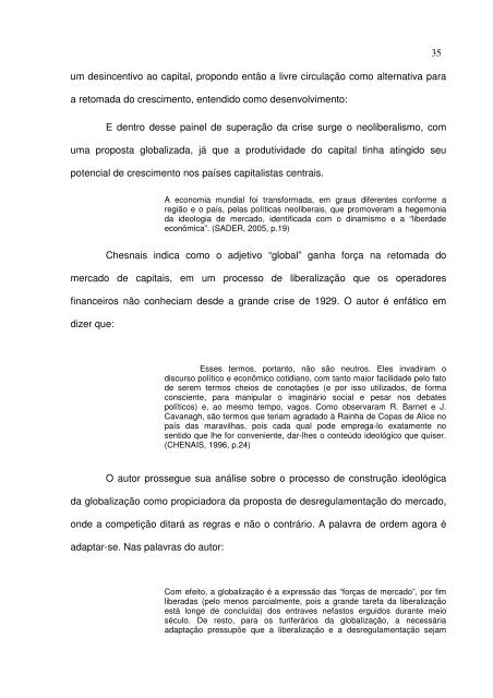 (a) Ambiental nos Programas de Pós-Graduação 'latu senso'