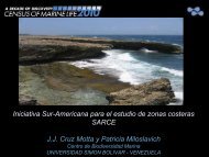El programa SARCE - Centro de Biodiversidad Marina - Universidad ...