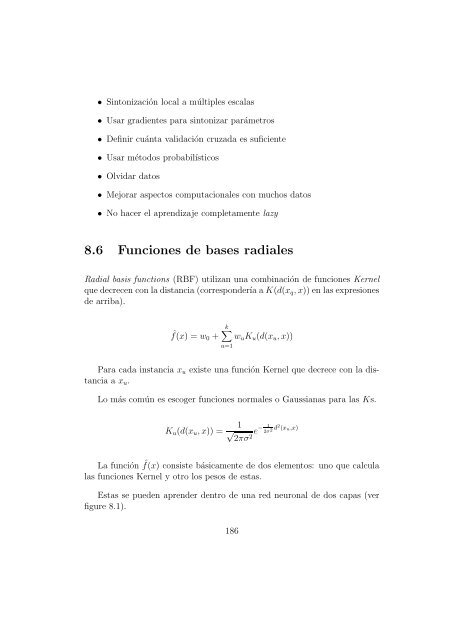 Cap´ıtulo 8 Aprendizaje Basado en Instancias