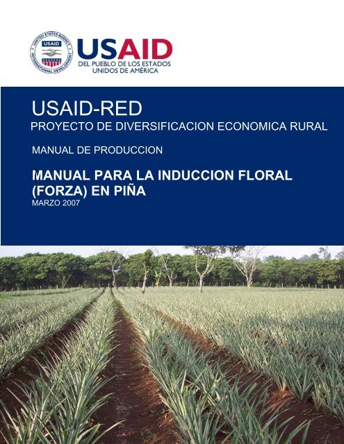 manual para la induccion floral (forza) en piña - Fintrac Inc.