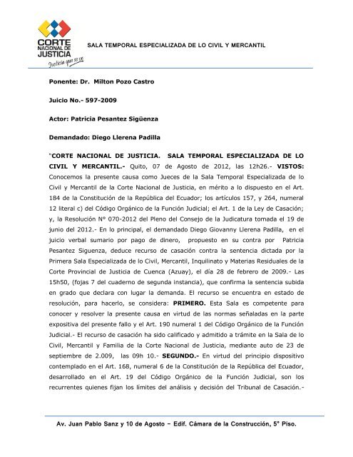 RESOLUCION 597-2009.pdf - Corte Nacional de Justicia